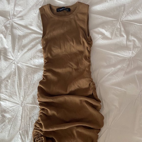 Princess Polly (Lioness) - Military Minds Mini Dress (Camel) - Picture 4 of 5